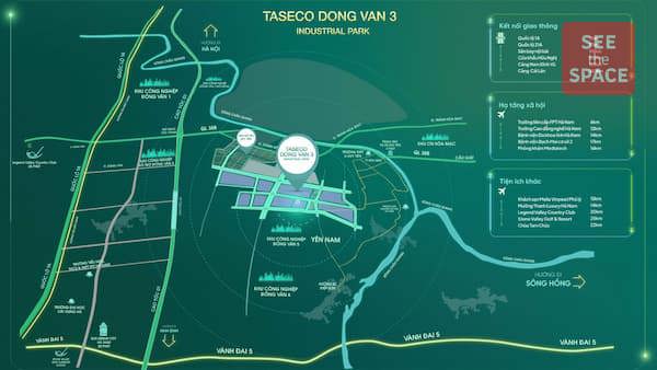 Nhà xưởng xây sẵn Novaon Taseco tại KCN Taseco Đồng Văn III, Ninh Bình với diện tích thuê linh hoạt từ 1.200m², phù hợp cho doanh nghiệp sản xuất và logistics.