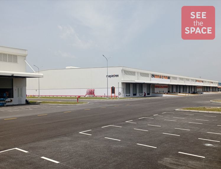 Nhà kho cho thuê tại Mapletree Logistics Park, VSIP II, TP.HCM với hạ tầng hiện đại, phù hợp cho hoạt động lưu trữ, phân phối và logistics.