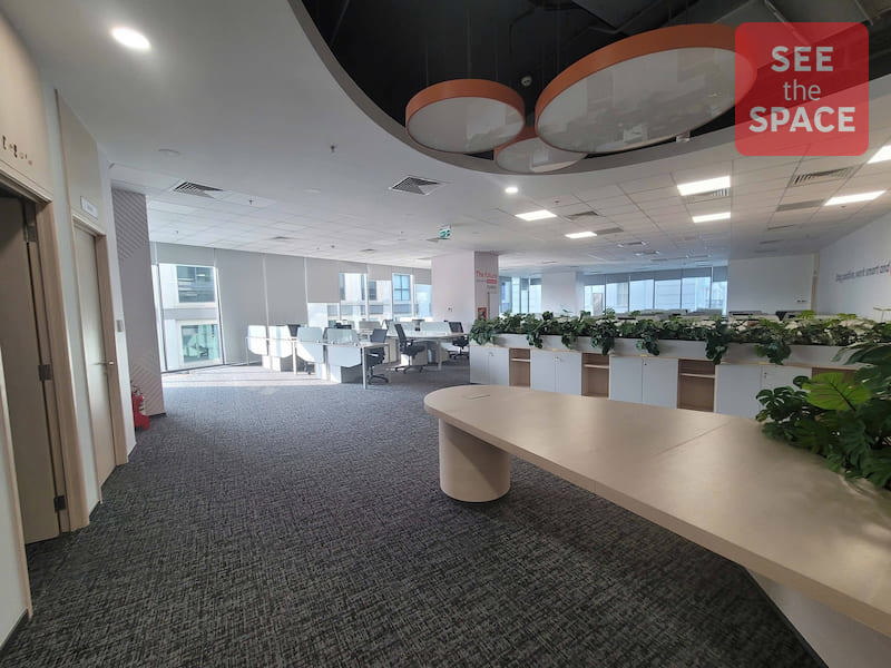 modern office space inside Opal Tower Binh Thanh