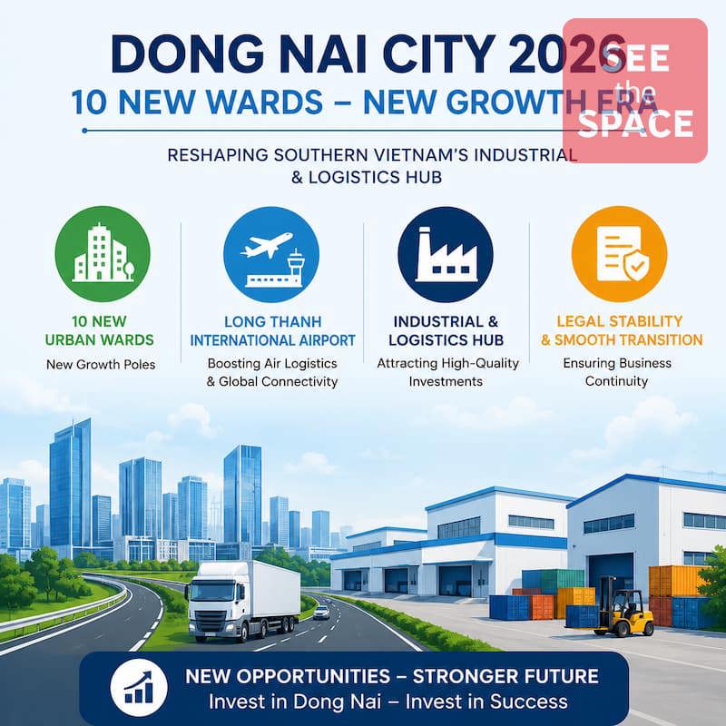  Dong Nai City and 10 New Wards in 2026: Reshaping Southern Vietnam’s Largest Industrial and Logistics Hub
