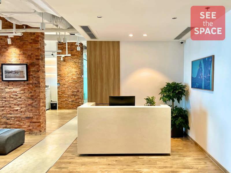 Modern coworking space at cirCO Da Nang with panoramic views of the Han River.