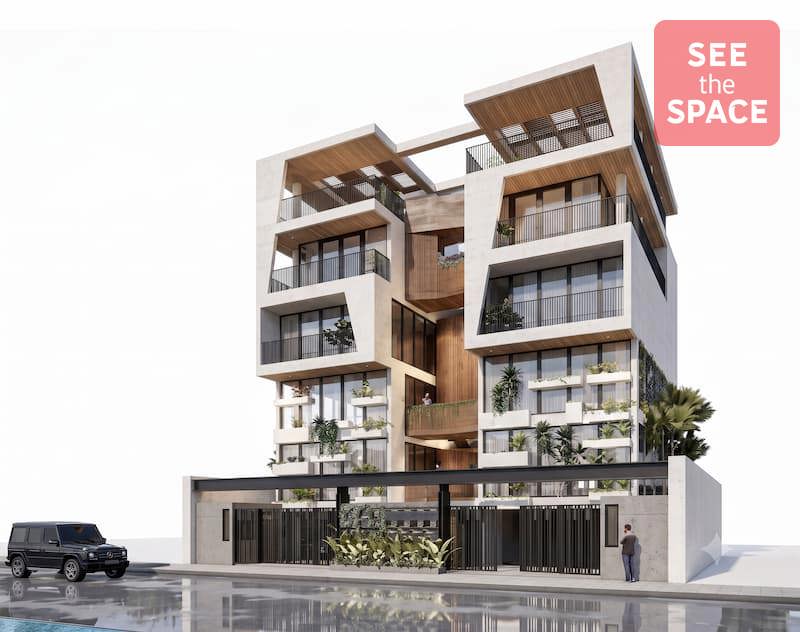 Building 175 Nguyen Van Huong, An Khanh Ward, is located opposite River Garden apartment building and American International School, one of the most dynamic and bustling areas of Thao Dien.