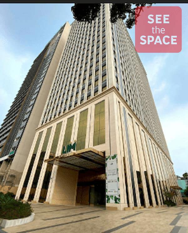 Lim Tower 3 — Mặt tiền tòa nhà văn phòng Lim Tower 3 tại đường Nguyễn Đình Chiểu Quận 1, không gian làm việc hiện đại với WeWork coworking