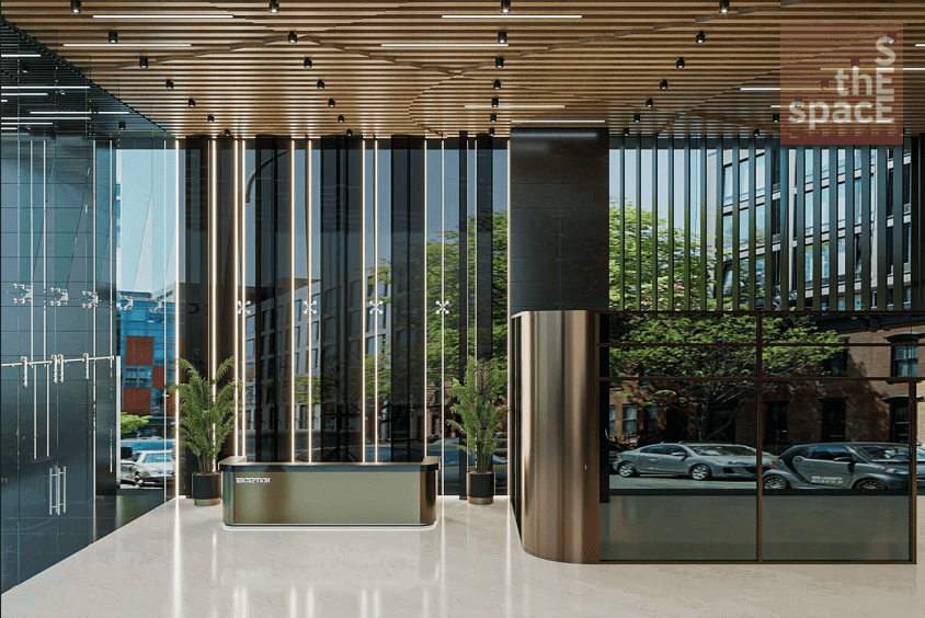 lobby of MORE Nguyen Thi Minh Khai office building Ho Chi Minh City