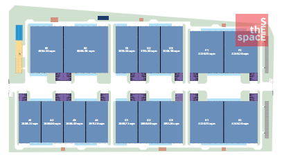 Layout nhà xưởng KCN Quế Võ 2 diện tích linh hoạt 2000 đến 10000m2