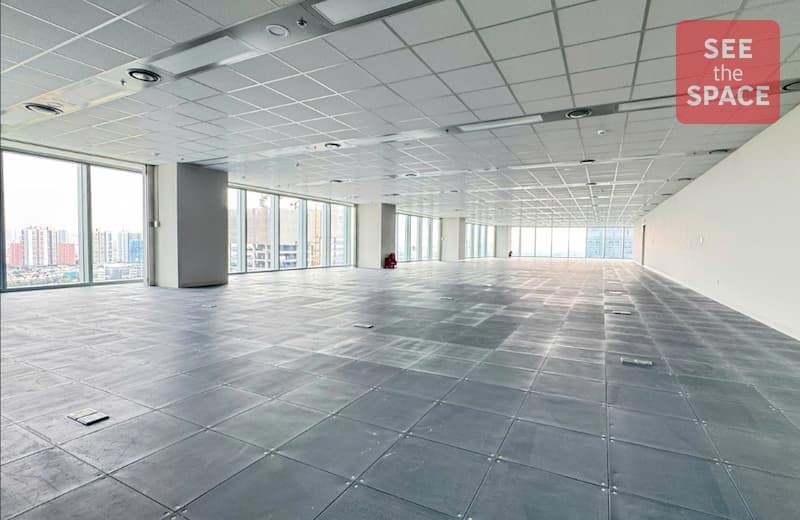 Modern IFC Hanoi office building at Starlake Tay Ho Tay urban area in Hanoi.