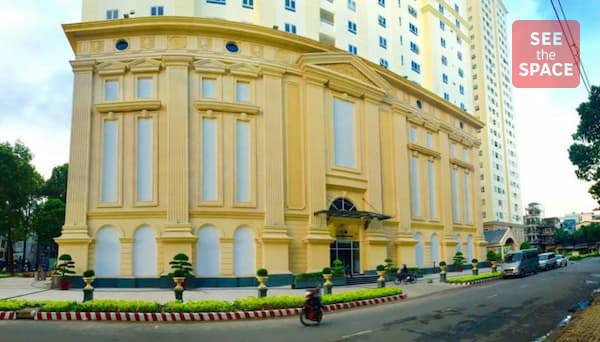 Tan Phuoc Plaza commercial building with modern architecture, premium retail frontage, office spaces, and a strategic location in a bustling urban district.
