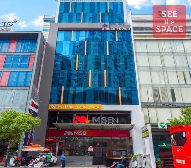 3 Bees Tower is a Grade C office building with LEED standard on Nguyen Van Troi Street, Phu Nhuan District.