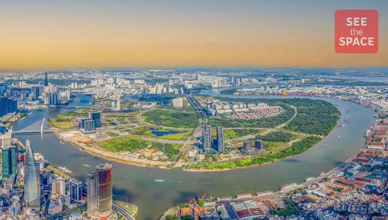 Khu đô thị Thủ Thiêm – trung tâm tài chính thế hệ mới của VIFC-HCMC với các tòa nhà văn phòng quốc tế và hạ tầng hiện đại