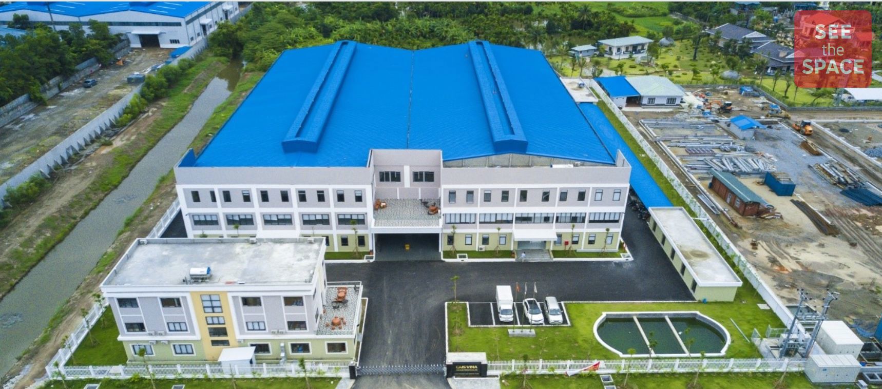 Ready-built factory for lease at Nam Cau Kien Industrial Park, Hai Phong with flexible leasing areas from 2,401 m² to 8,550 m², modern infrastructure, automatic fire protection system, and convenient access to Hai Phong seaports, Cat Bi International Airport, and major expressways in Northern Vietnam.