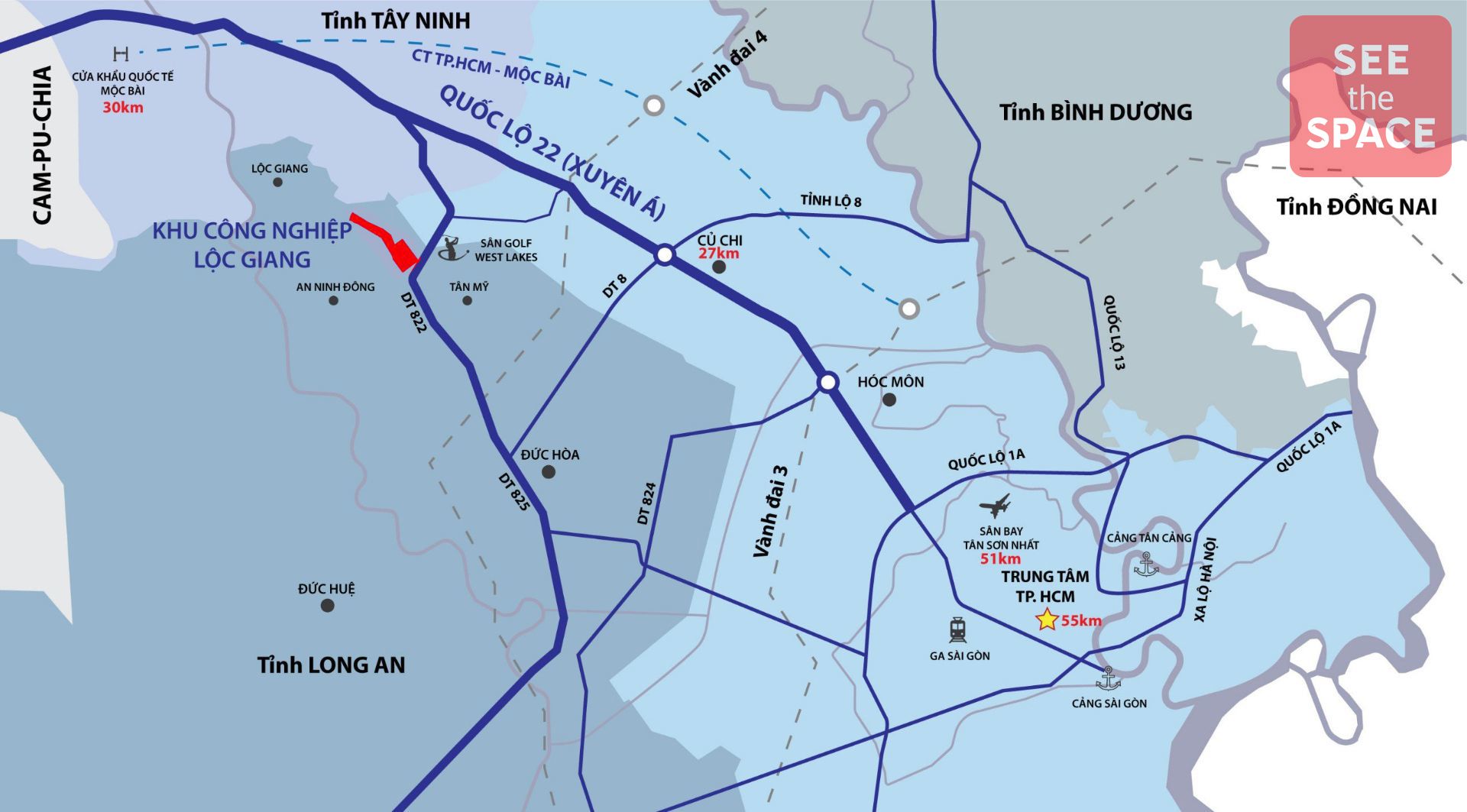 Loc Giang Industrial Park location map
