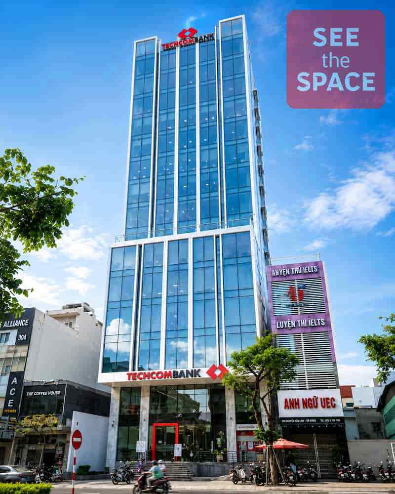 Techcombank Building Grade B office building on Nguyen Van Linh Street, Thanh Khe, Da Nang
