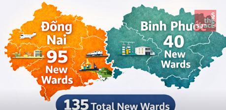 Sáp nhập Đồng Nai – Bình Phước: 130 Phường Mới | Cập Nhật 2025