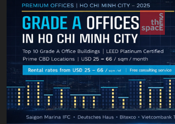 TOP 10 TÒA NHÀ VĂN PHÒNG HẠNG A  tại TP. Hồ Chí Minh năm 2026