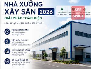 Nhà Xưởng Xây Sẵn Cho Thuê 2026: Giải Pháp Công Nghiệp Toàn Diện